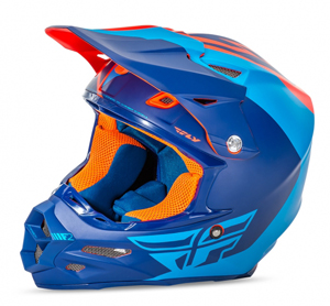 Main image of Fly F2 Carbon Pure Helmet Matte Matte Blue / Orange
